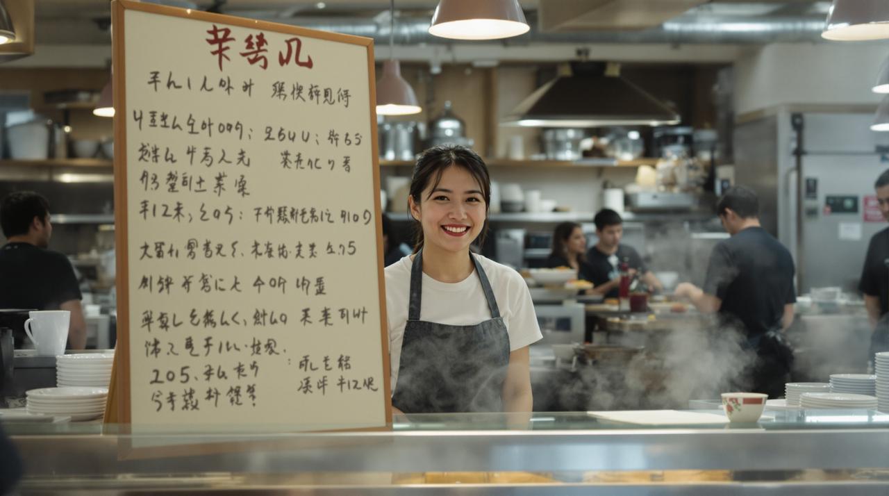 某高校食堂阿姨手写英文菜单走红，背后故事令人动容